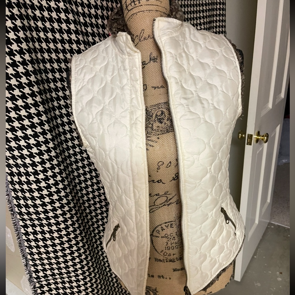 The Limited Puffer Fur Vest